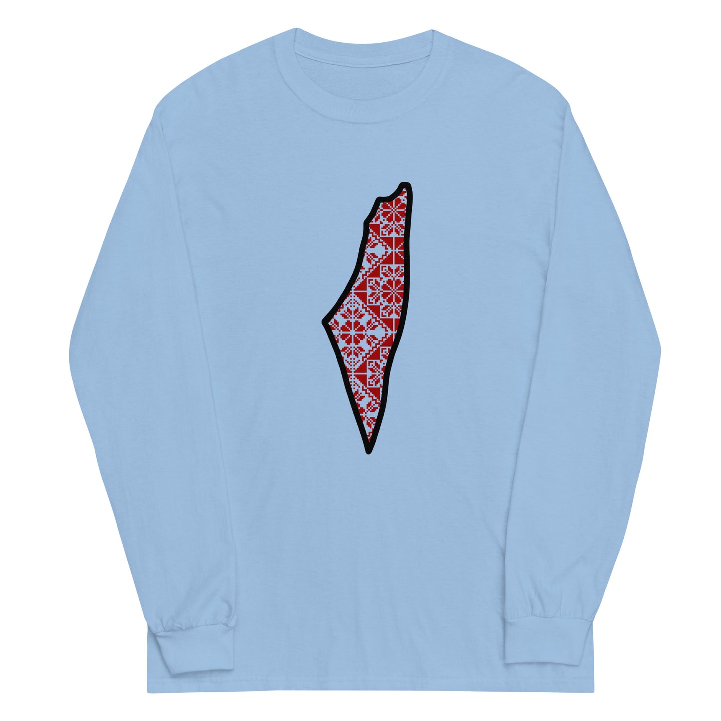 Prints of Palestine: Tatreez Long Sleeve Shirt