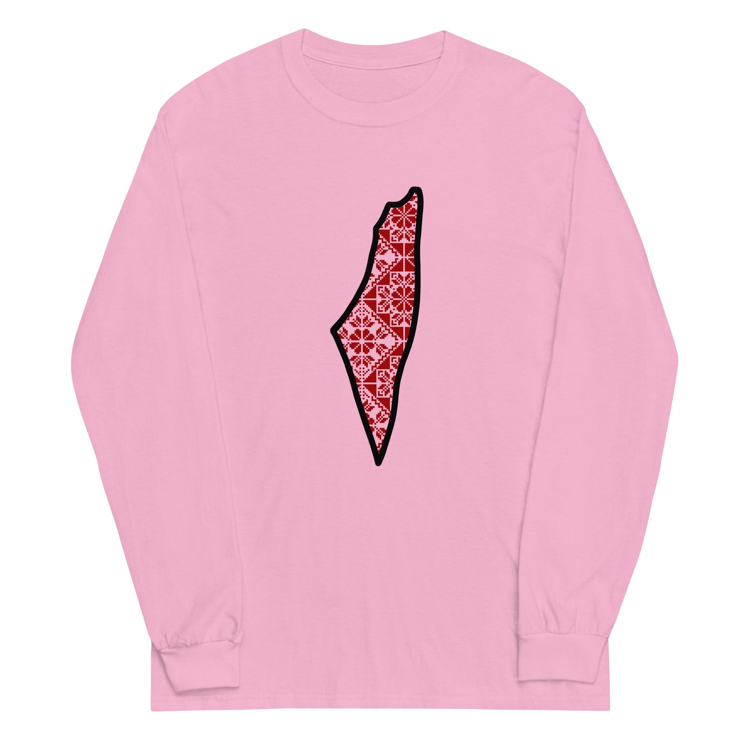 Prints of Palestine: Tatreez Long Sleeve Shirt