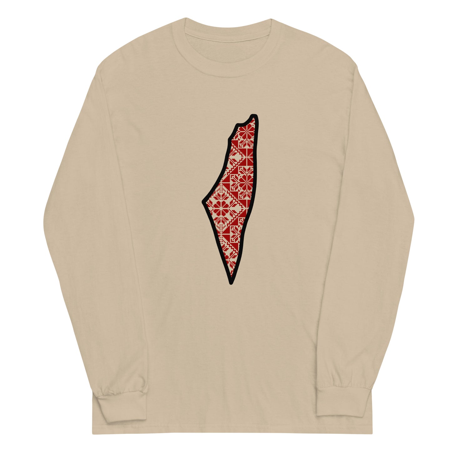 Prints of Palestine: Tatreez Long Sleeve Shirt