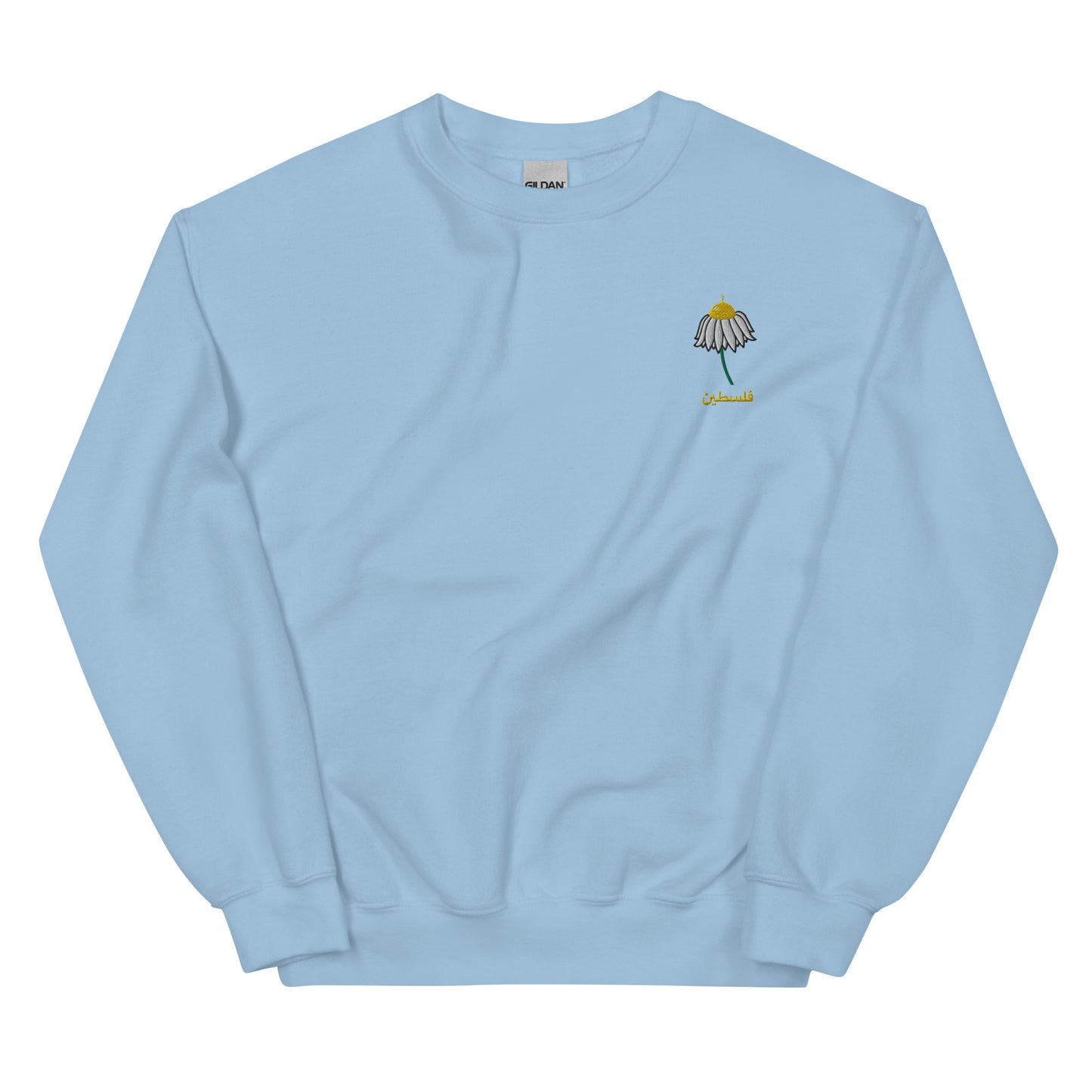 Petals of Palestine Embroidered Crewneck