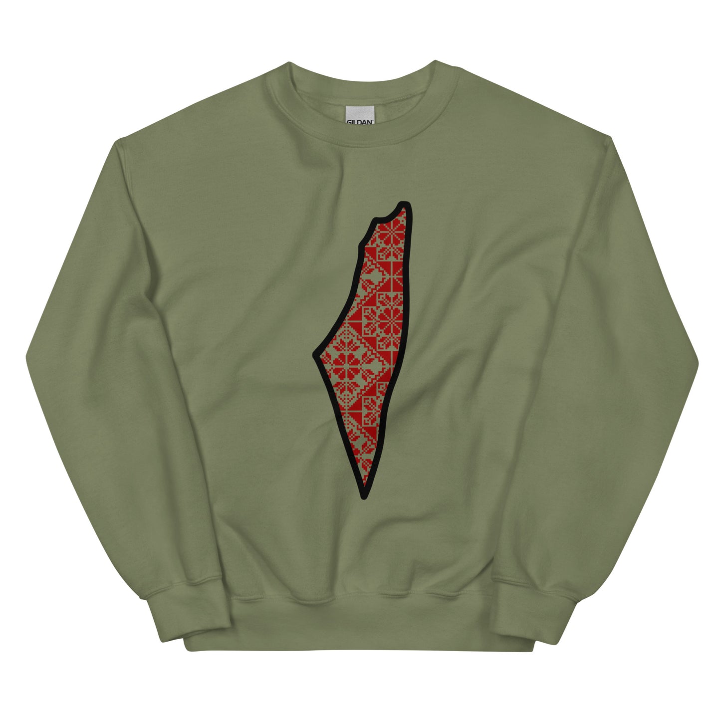 Prints of Palestine: Tatreez Crewneck