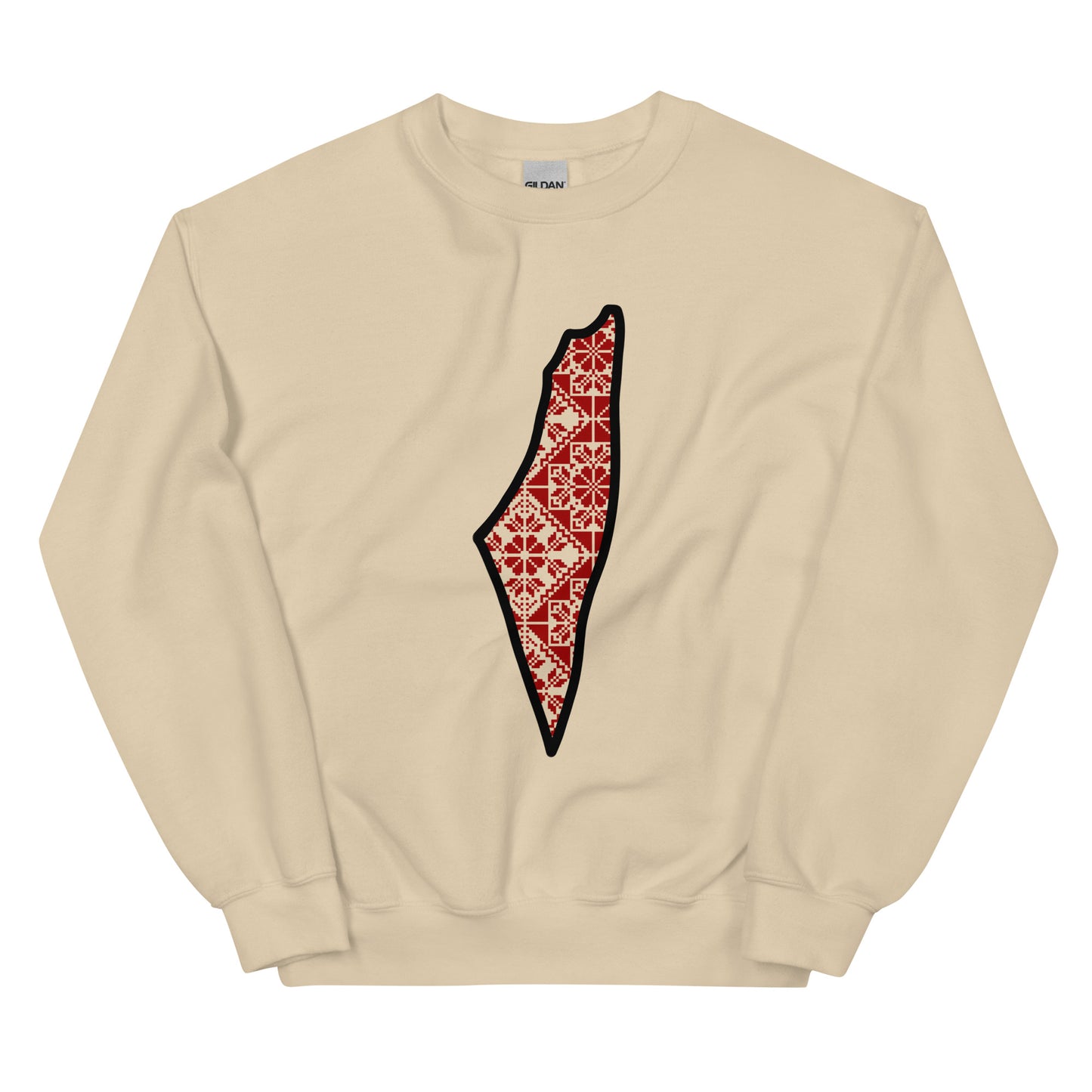Prints of Palestine: Tatreez Crewneck