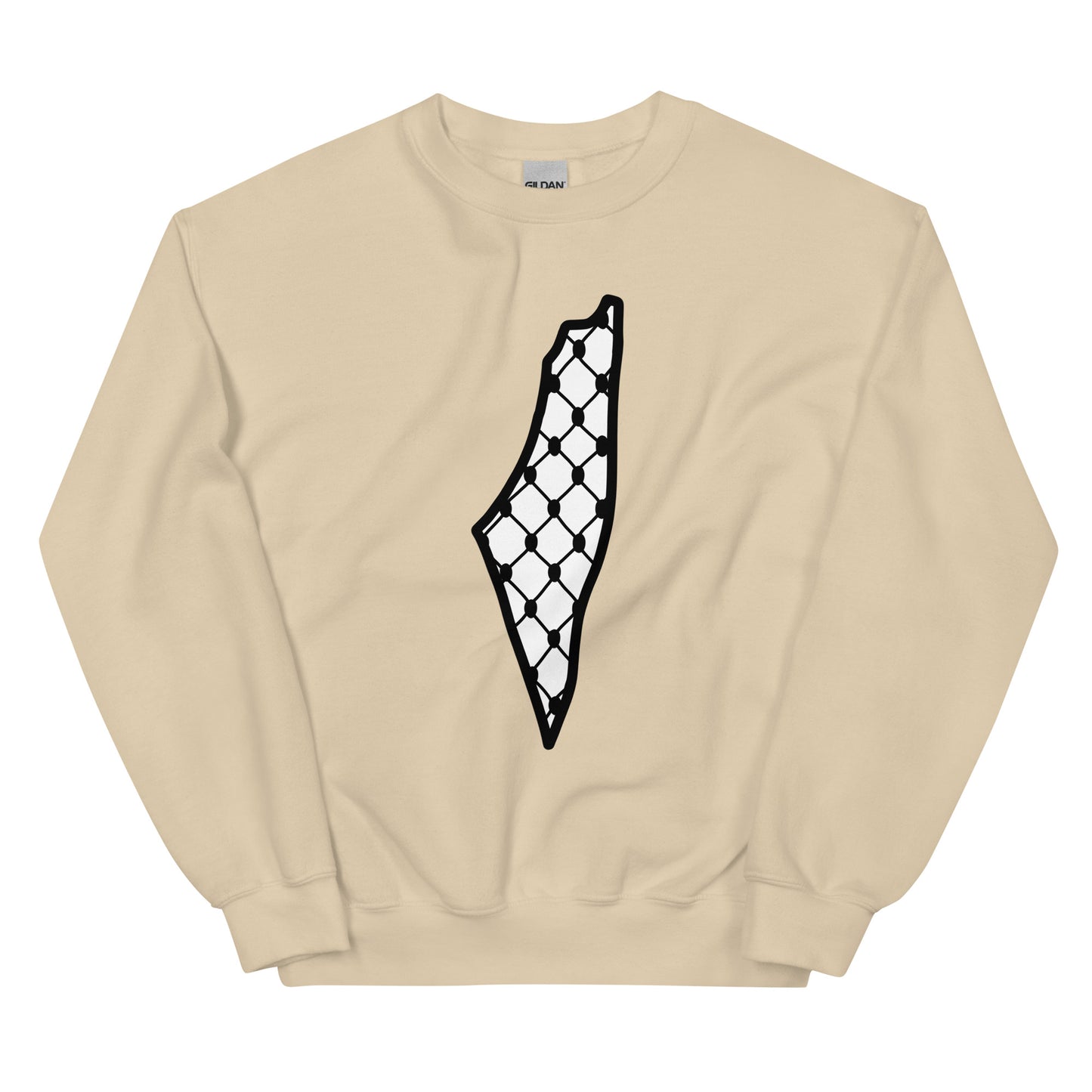 Prints of Palestine: Keffiyeh Crewneck
