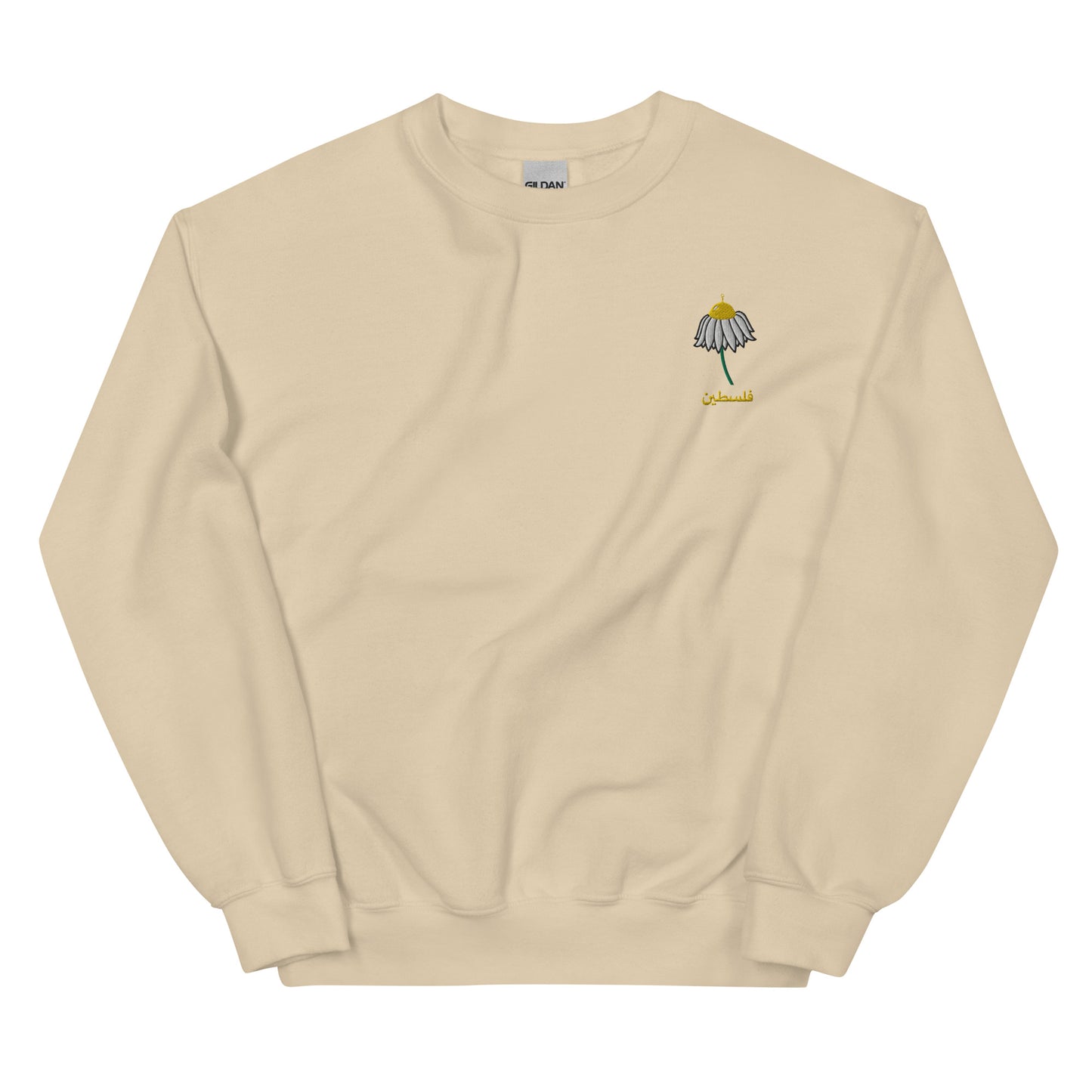 Petals of Palestine Embroidered Crewneck