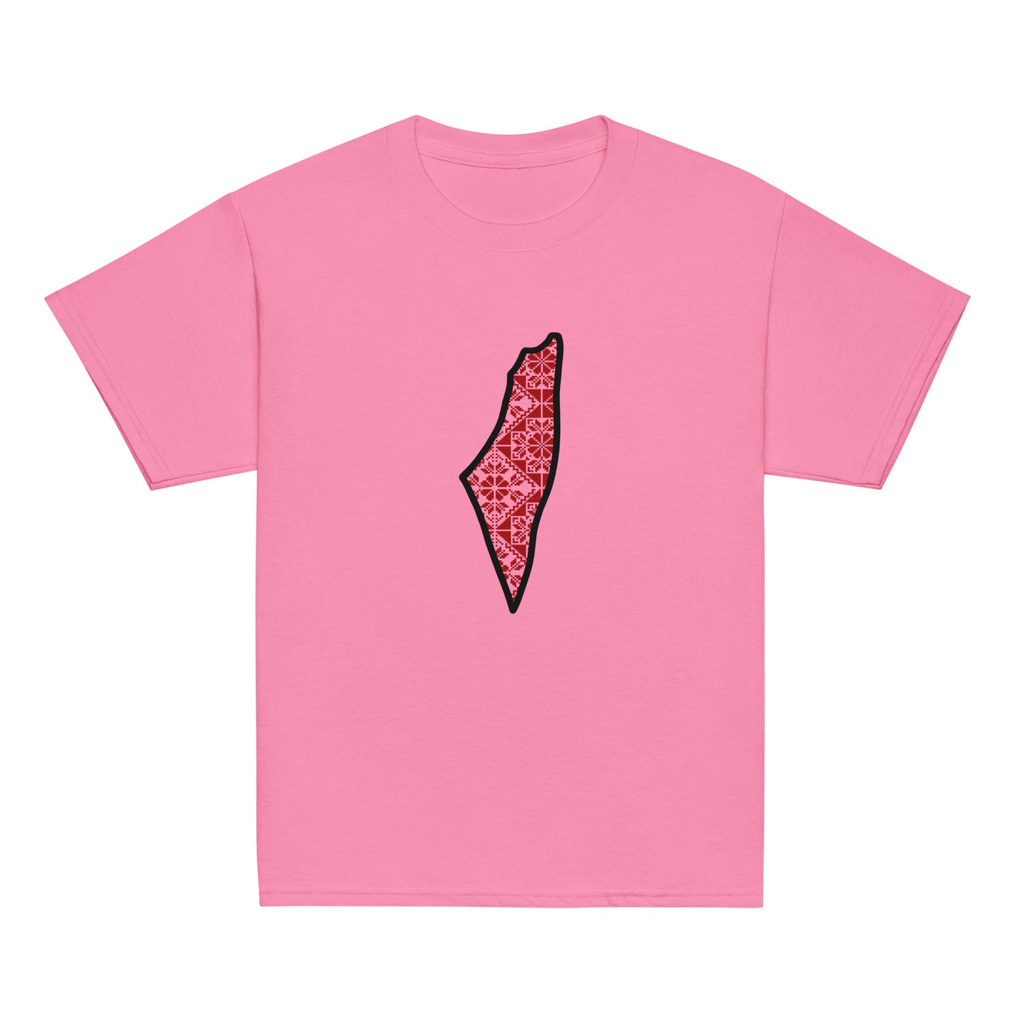 Kids Prints of Palestine: Tatreez Short Sleeve Shirt