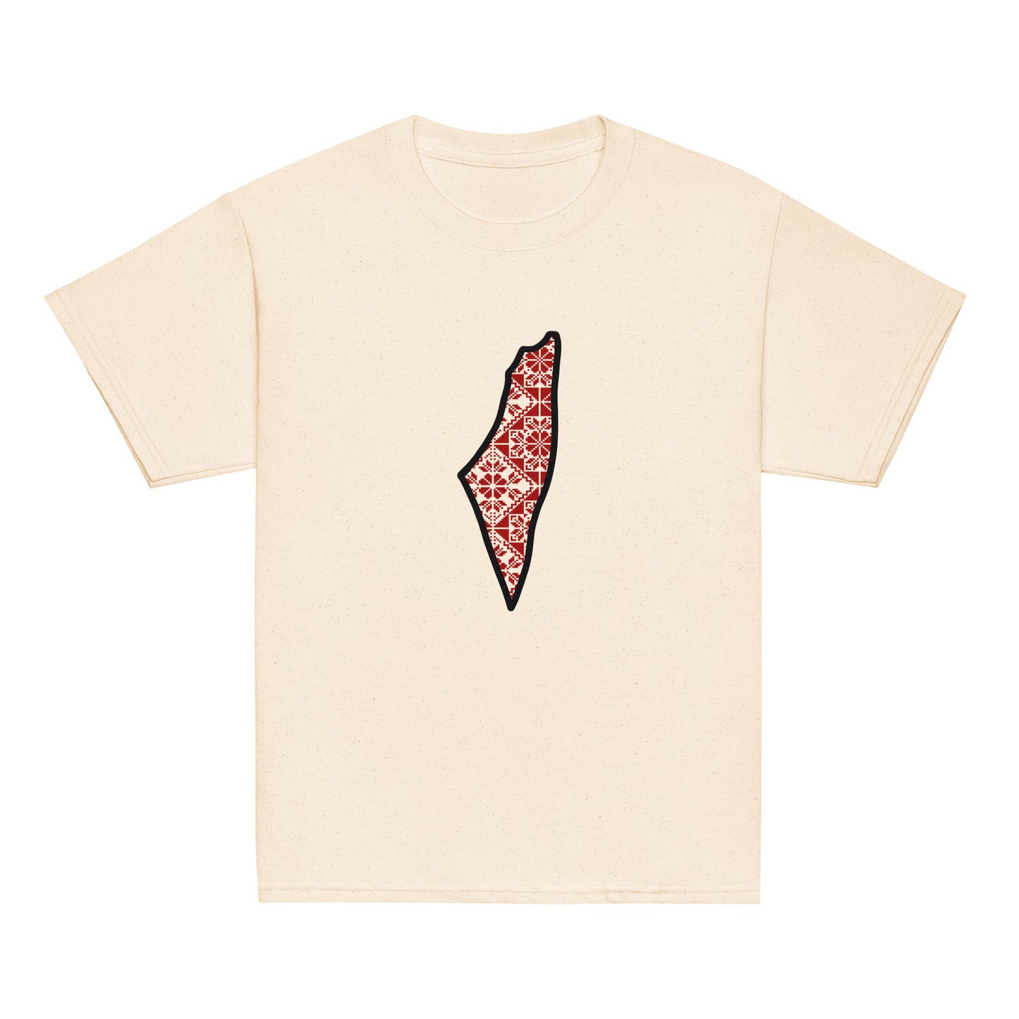 Kids Prints of Palestine: Tatreez Short Sleeve Shirt