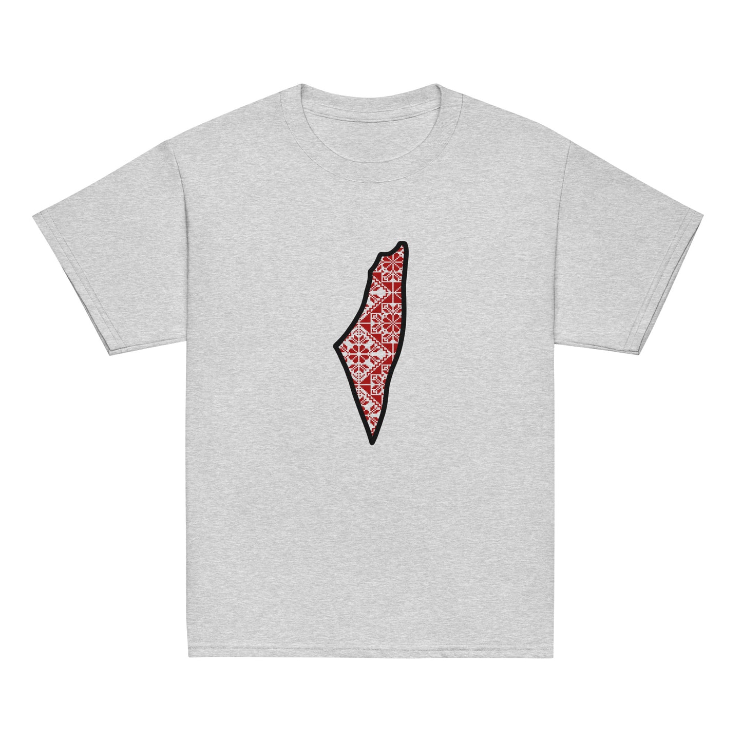 Kids Prints of Palestine: Tatreez Short Sleeve Shirt