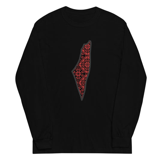 Prints of Palestine: Tatreez Long Sleeve Shirt