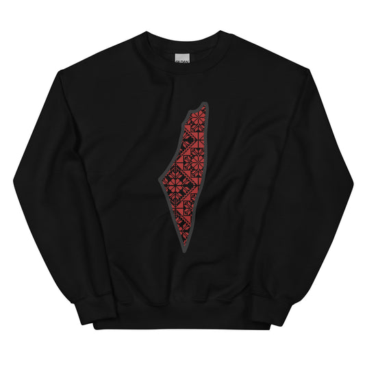 Prints of Palestine: Tatreez Crewneck