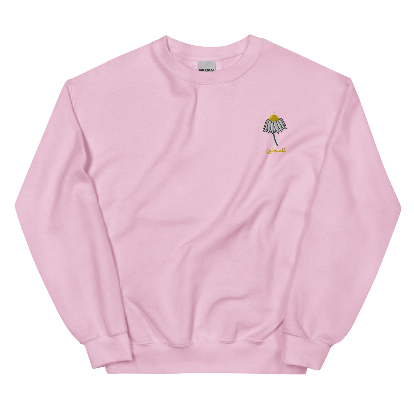 Petals of Palestine Embroidered Crewneck