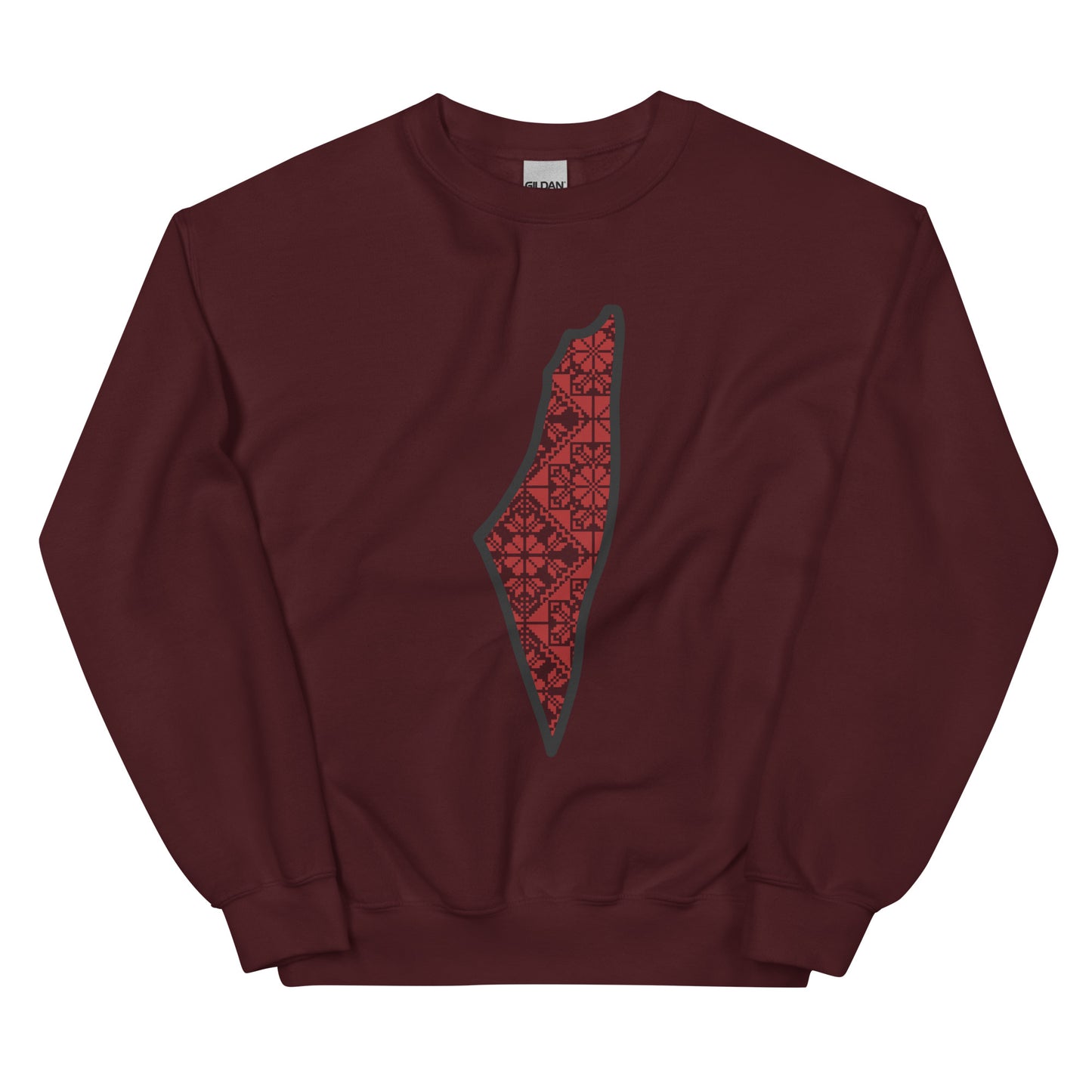 Prints of Palestine: Tatreez Crewneck