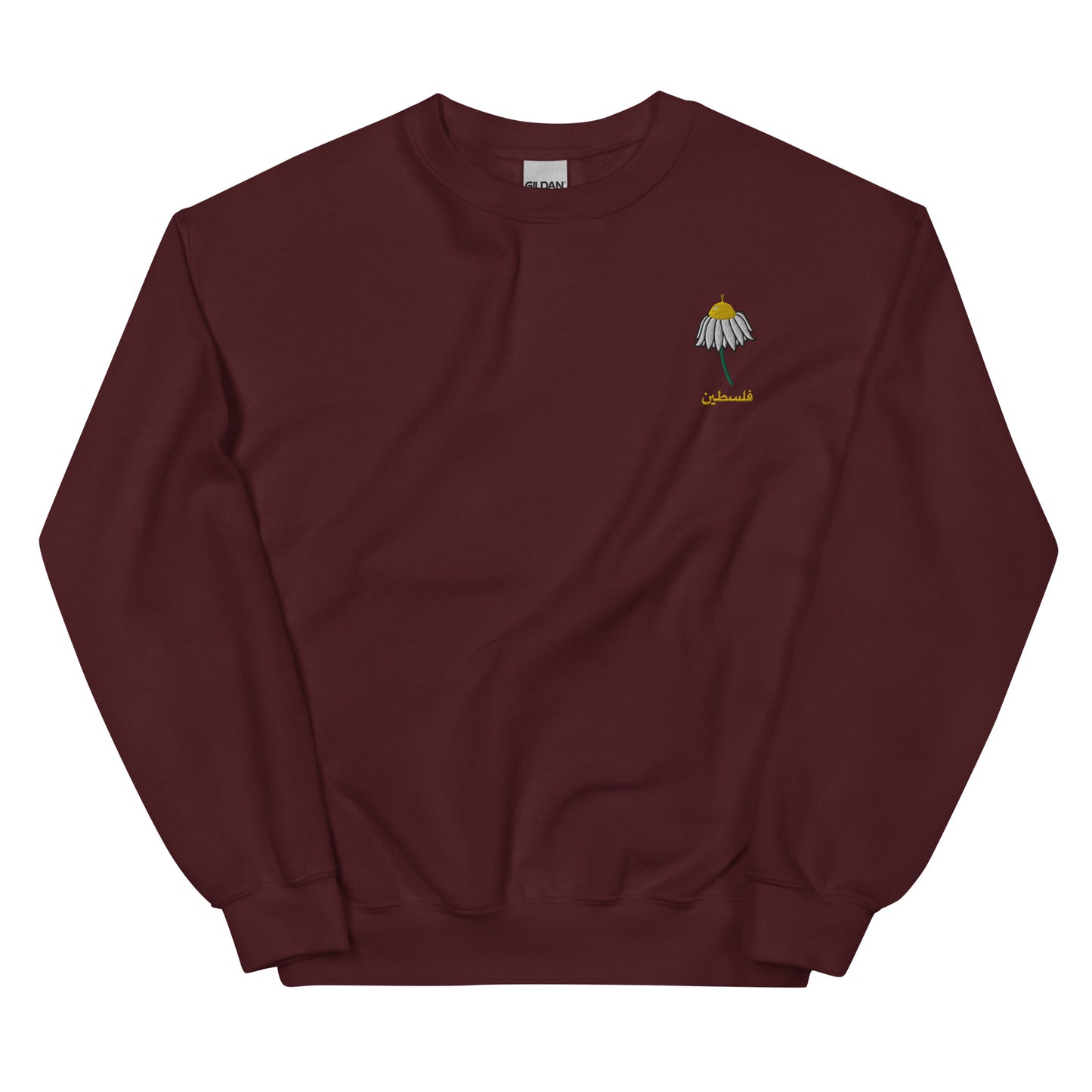 Petals of Palestine Embroidered Crewneck