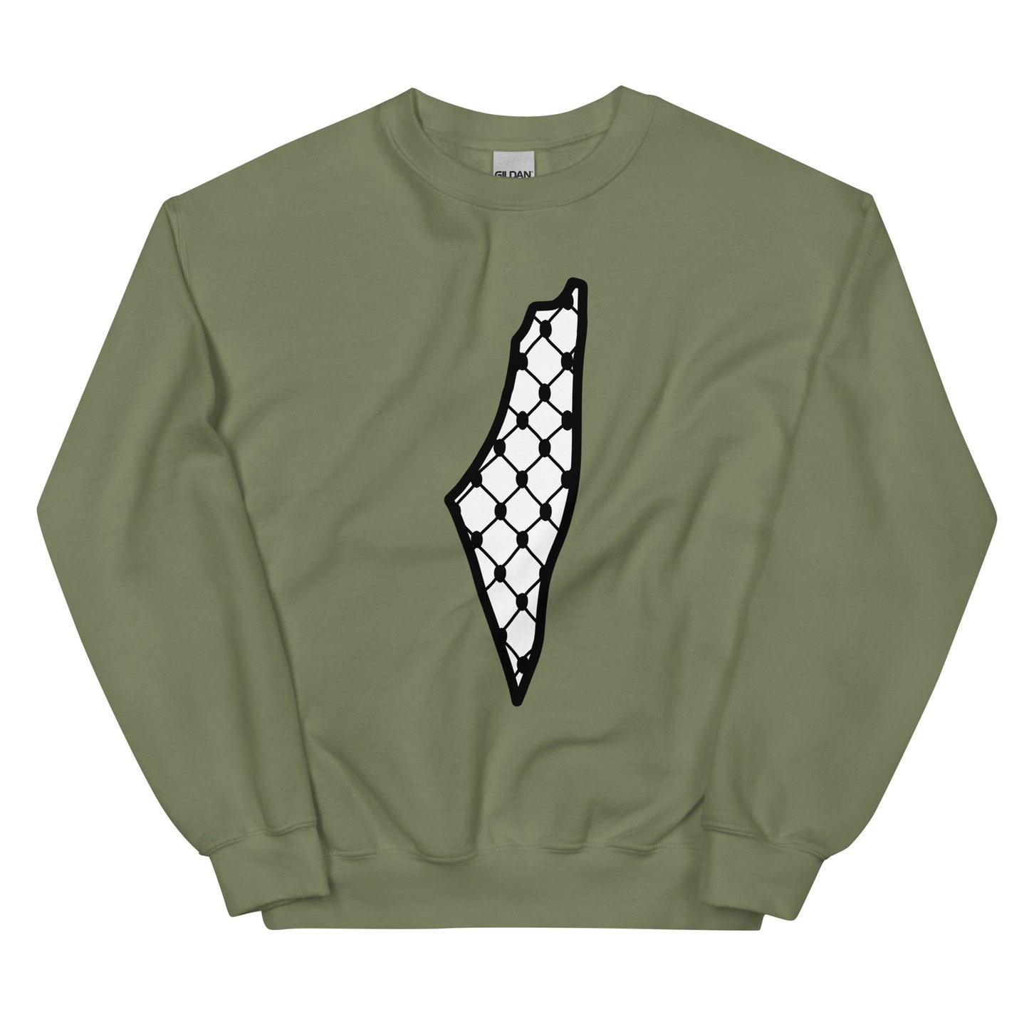 Prints of Palestine: Keffiyeh Crewneck