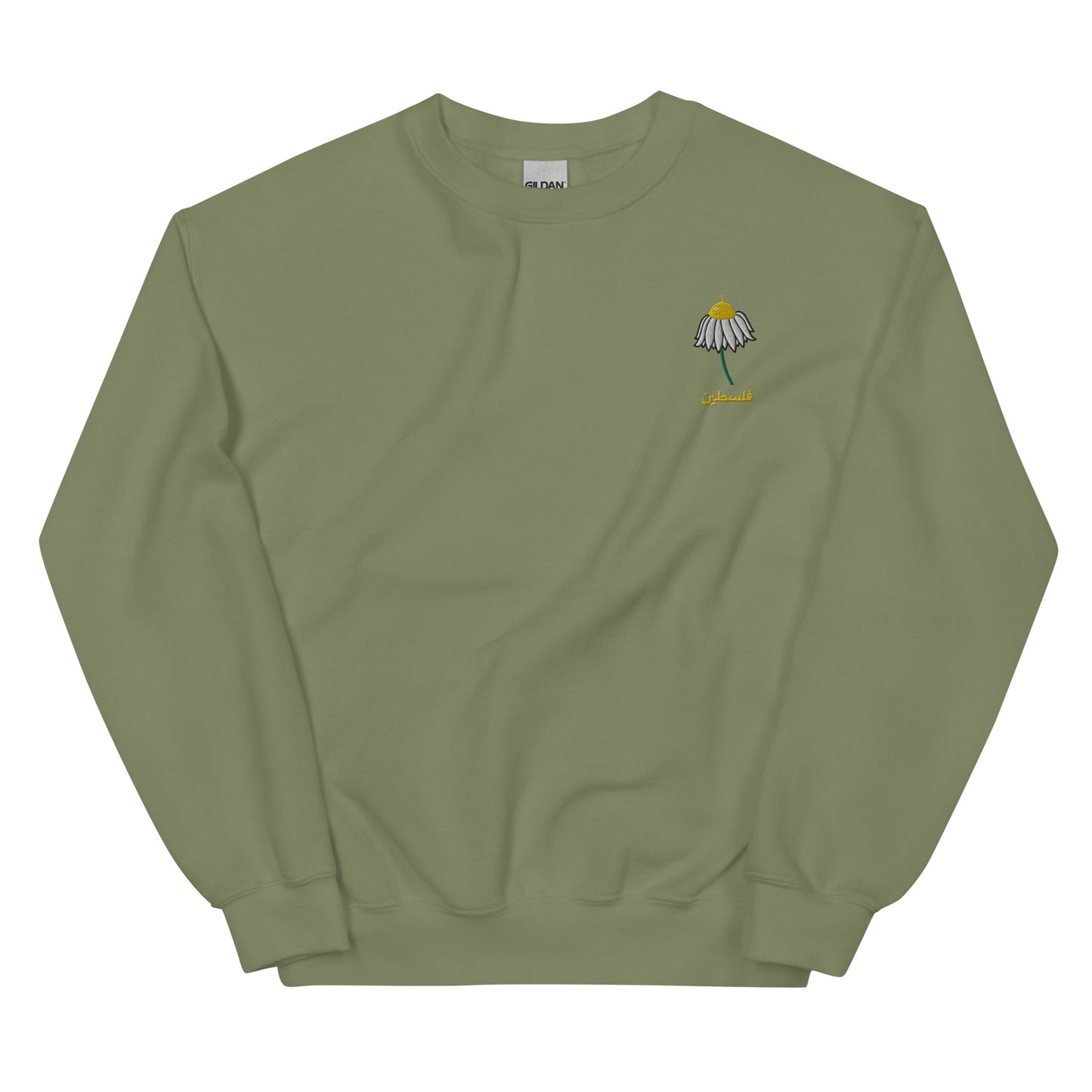 Petals of Palestine Embroidered Crewneck