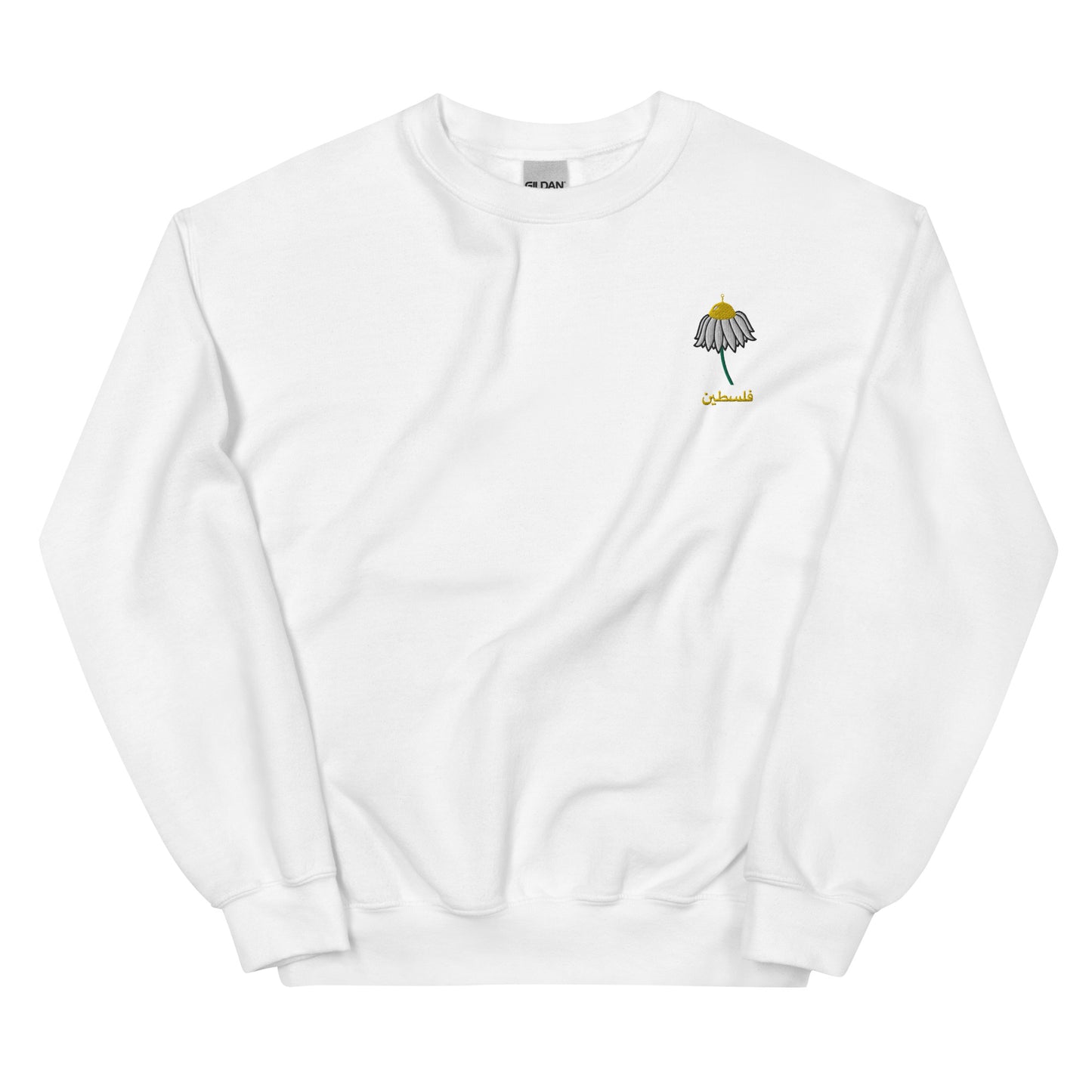 Petals of Palestine Embroidered Crewneck